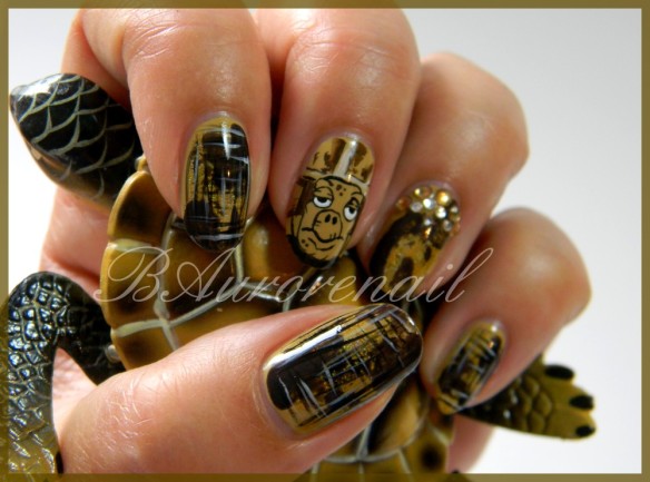 nail art tortue 1