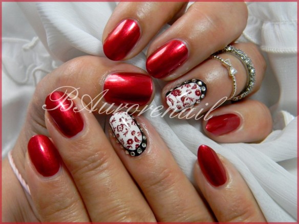 nail art rouge 2